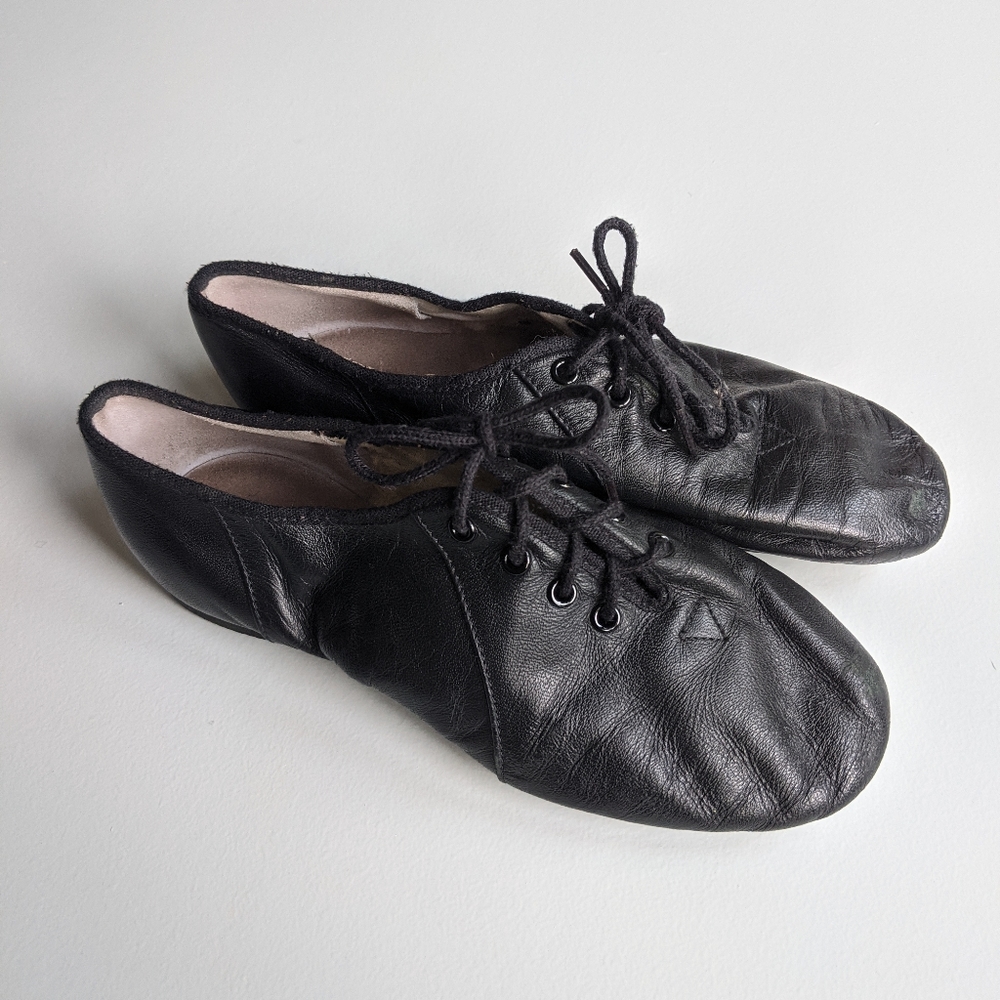 Bloch S0405L "Jazzsoft" Leather Lace Up Jazz Shoe size 6
